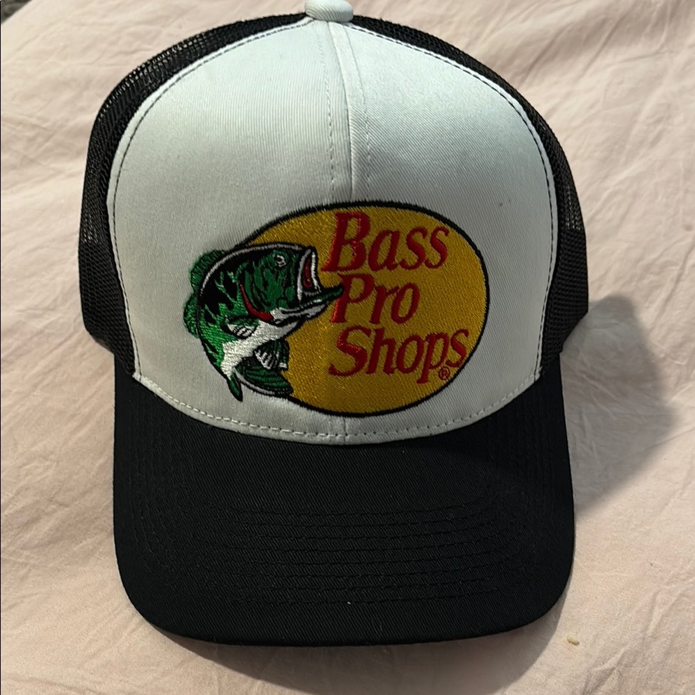 Bass Pro Shops Black and White Largemouth Bass Logo